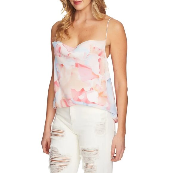 1. State Floral Cowl Neck Camisole Size L - Picture 1 of 9